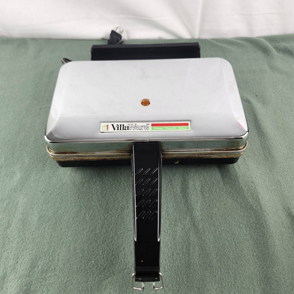 VTG Villaware Prima Pizzelle Baker Italian Cookie Maker 5000 Italian Heritage!